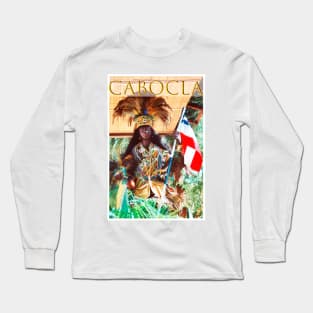 Indian Cabocla sculpture of Bahia Independence Long Sleeve T-Shirt